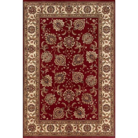 Sphinx By Oriental Weavers Area Rugs, Ariana 117C3 8' Round Round - Red/ Ivory-Polypropylene A117C3240240ST